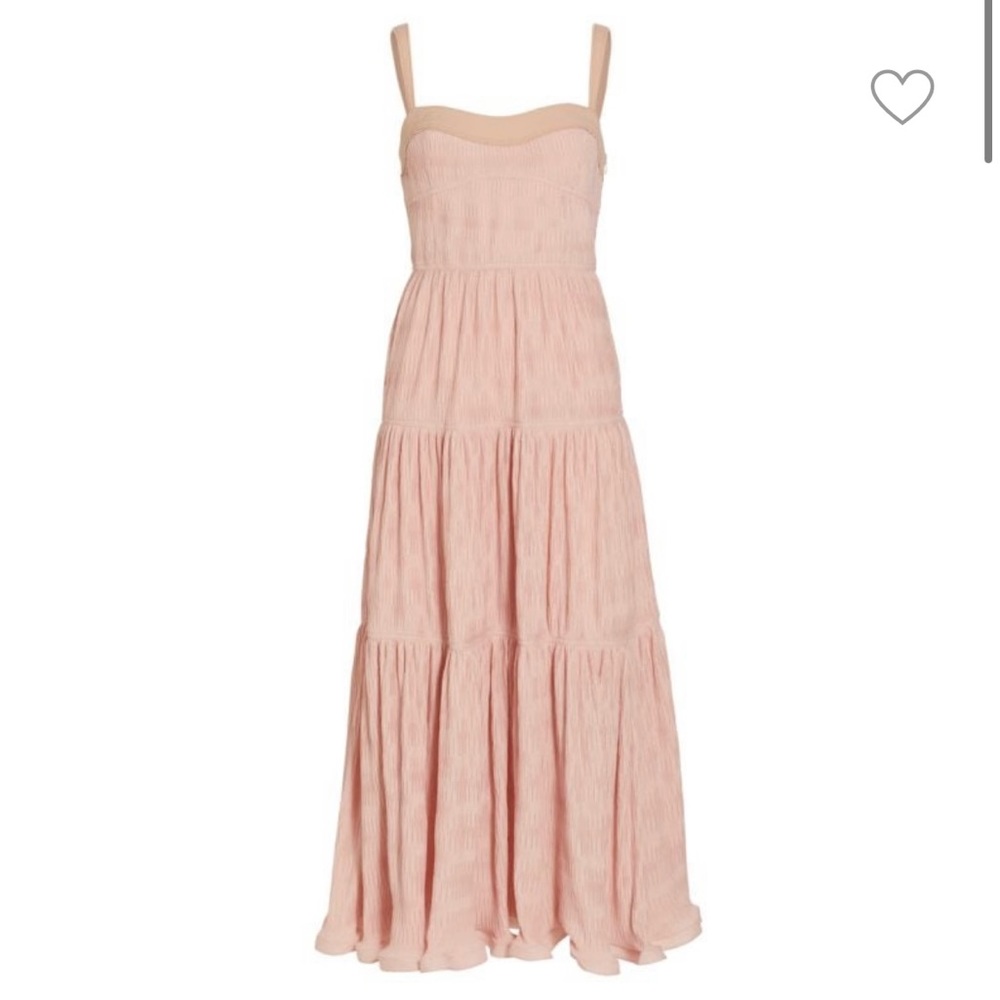 Jonathan Simkhai Celleste midi  pale pink